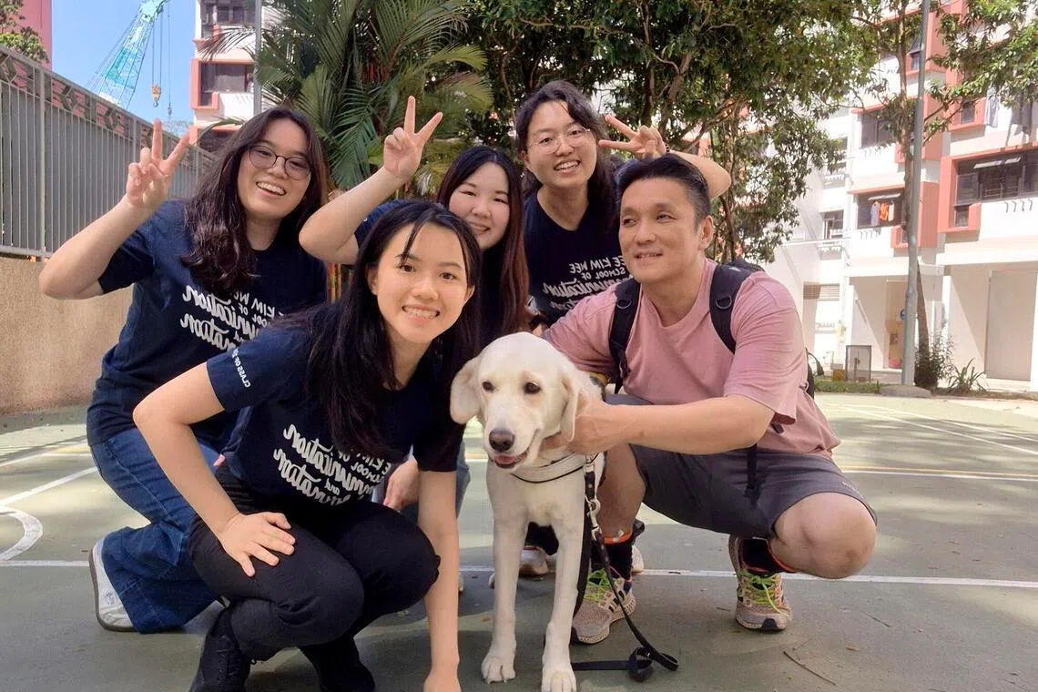 NTU students launches campaign to raise acceptance of assistance dogs