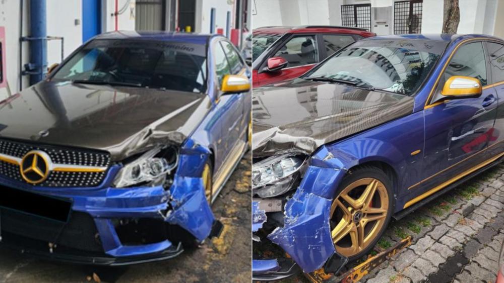 Marina Bay pursuit: Singapore driver fleeing traffic police crashes into two vehicles, faces six charges