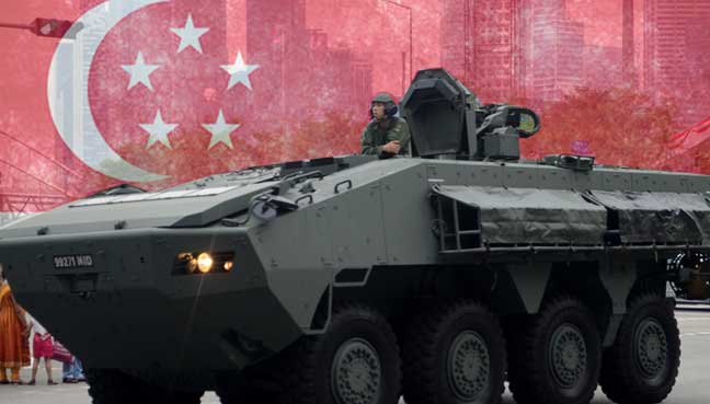 Singapore armoured vehicles seized by Hong Kong customs