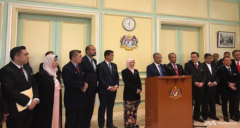 Salaries of Malaysian ministers to be cut by 10%: PM Mahathir – Channel NewsAsia