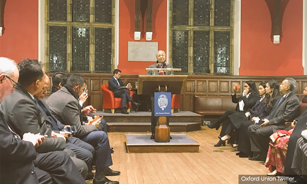 Singapore student defends grilling Dr M at Oxford Union talk