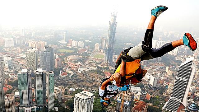 BASE jumpers from 25 countries converge in Malaysia