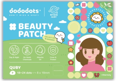 Local pimple patch brand Dododots collaborates with chat sticker character Quby on mystery pack 