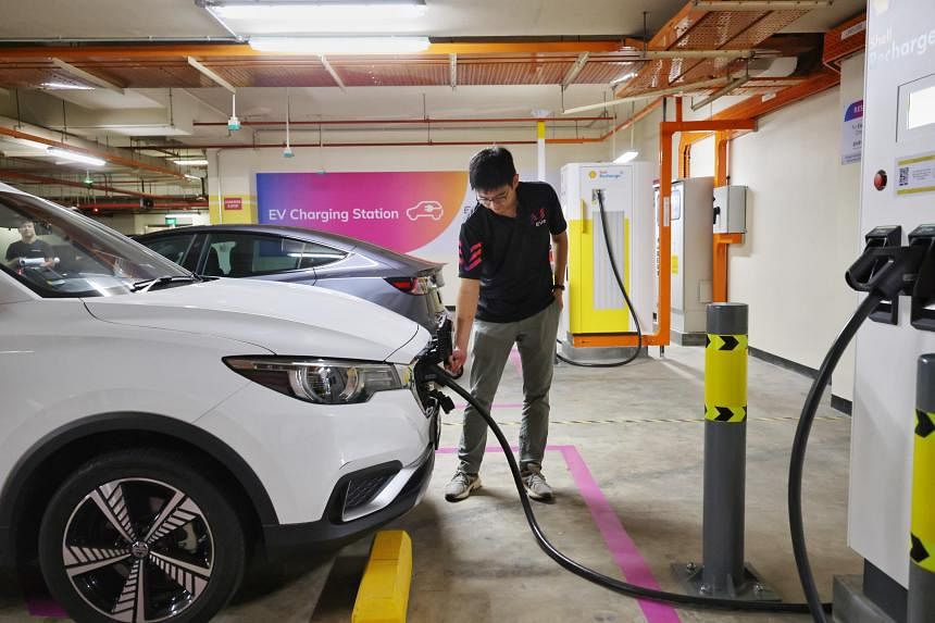 More fast EV chargers to be deployed at public carparks by 2025