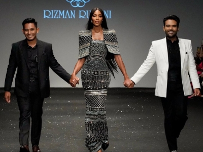 Rizman Ruzaini makes history as first Malaysian designer featured at London’s V&A, thanks to their Naomi Campbell dress