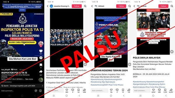 QuickCheck: Are the Royal Malaysia Police using TikTok to get recruits?