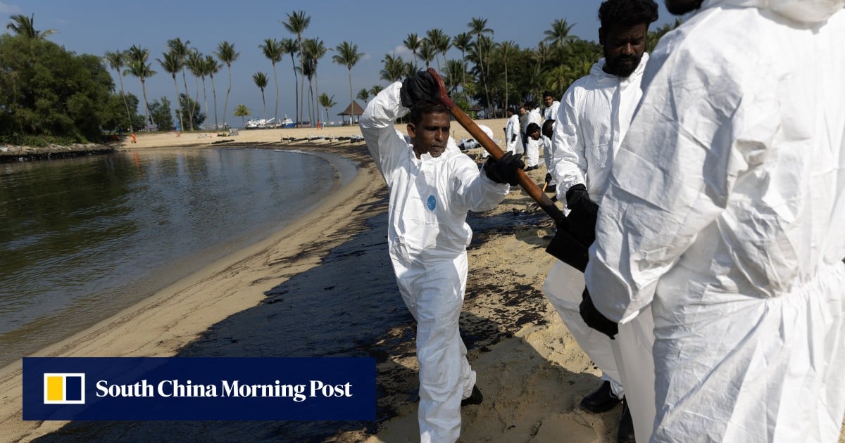 400-tonne Singapore oil spill prompts criminal charges warning