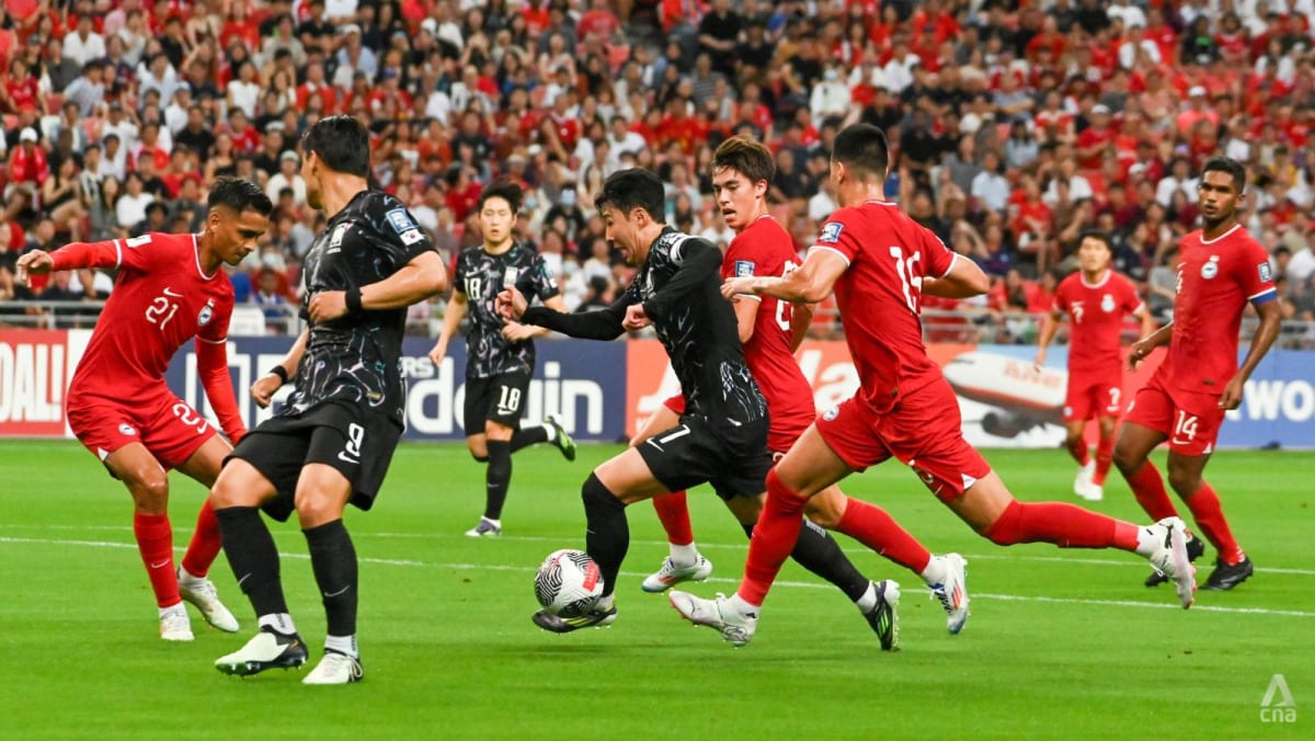 Son stars as South Korea rout Singapore at packed National Stadium