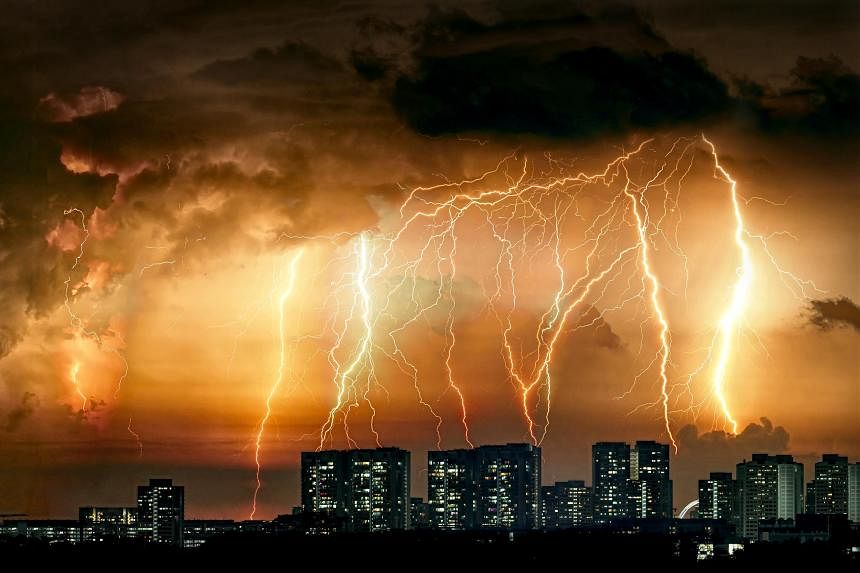 ST Explains: Will climate change increase the likelihood of lightning in Singapore?