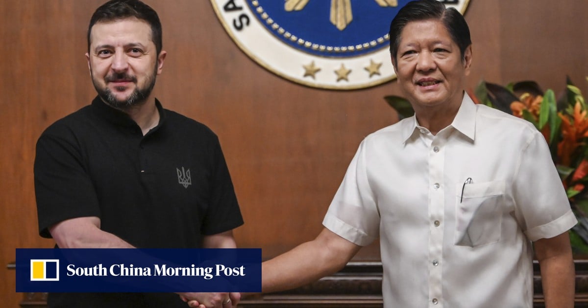 Ukraine’s Zelensky makes surprise stop in Philippines to meet Marcos Jnr