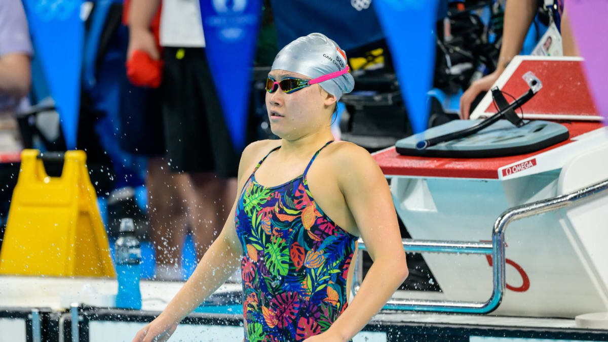 Singapore swimmer Gan Ching Hwee sets new 1,500m free national record at Olympics, just misses out on final