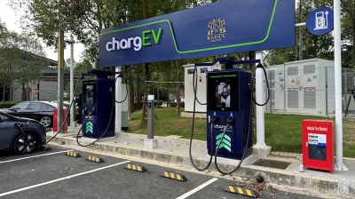 ChargEV unveils first EV charging station with Battery Energy Storage System and card payment at KLGCC Resort