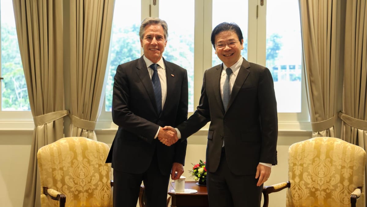 US Secretary of State Blinken calls on PM Wong during official visit to Singapore