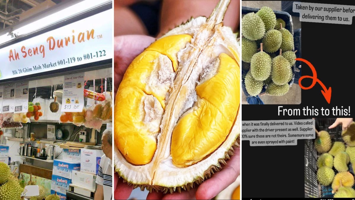 Ah Seng Durian Says Rival Shop Swapped Their Mao Shan Wang With ‘Smaller Fruits’ After Wrong Delivery In FB Rant