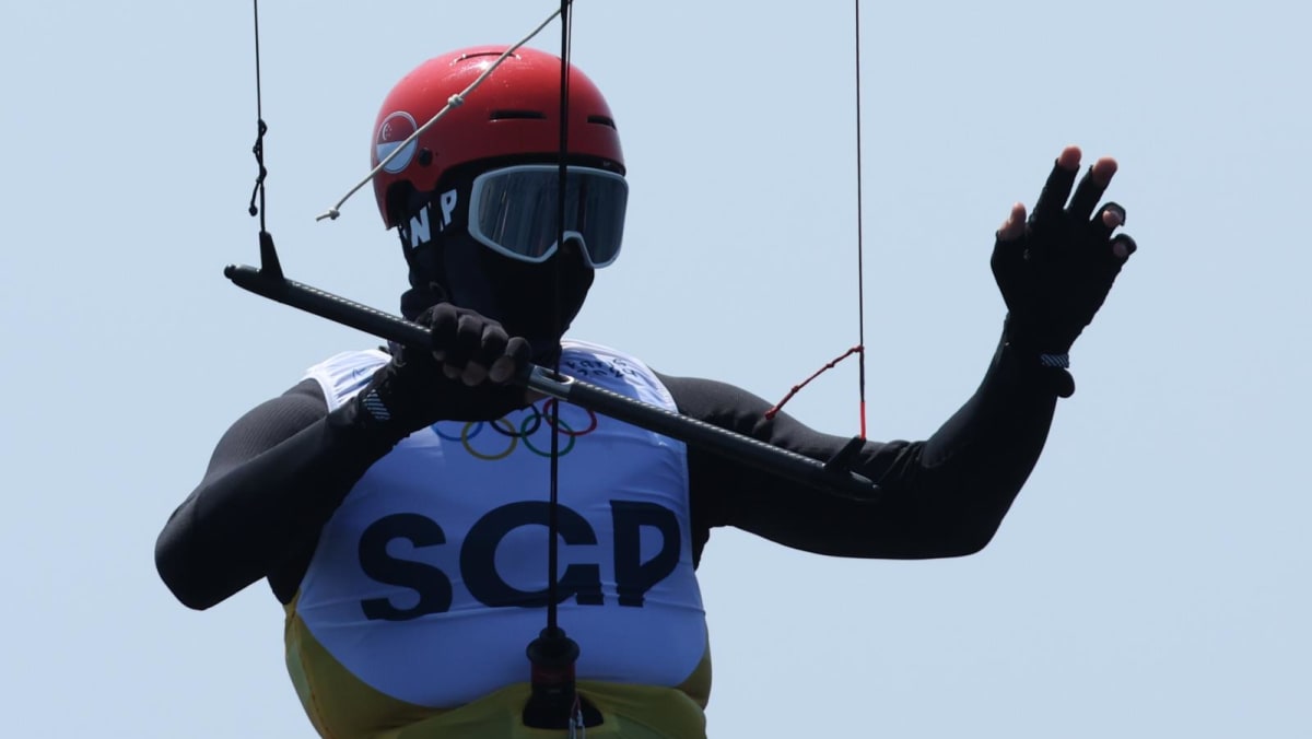 Facing challenging conditions, routine is key for Singapore kitefoiler Max Maeder in Olympic medal bid