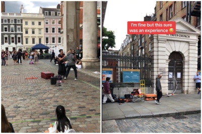 ‘It was an experience’: Singapore circus artist randomly punched by stranger while busking at London’s Covent Garden