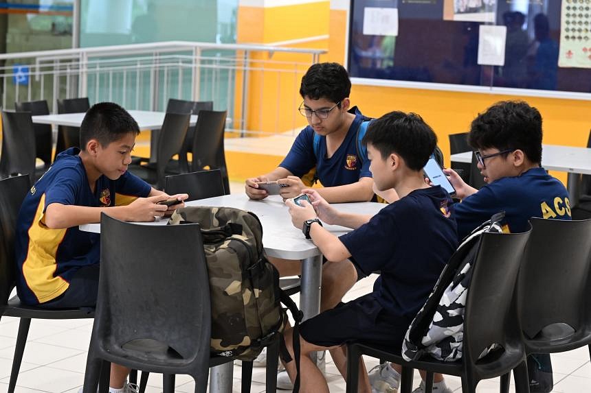 Schools in Singapore impose phone bans to reduce distractions, rekindle social interaction