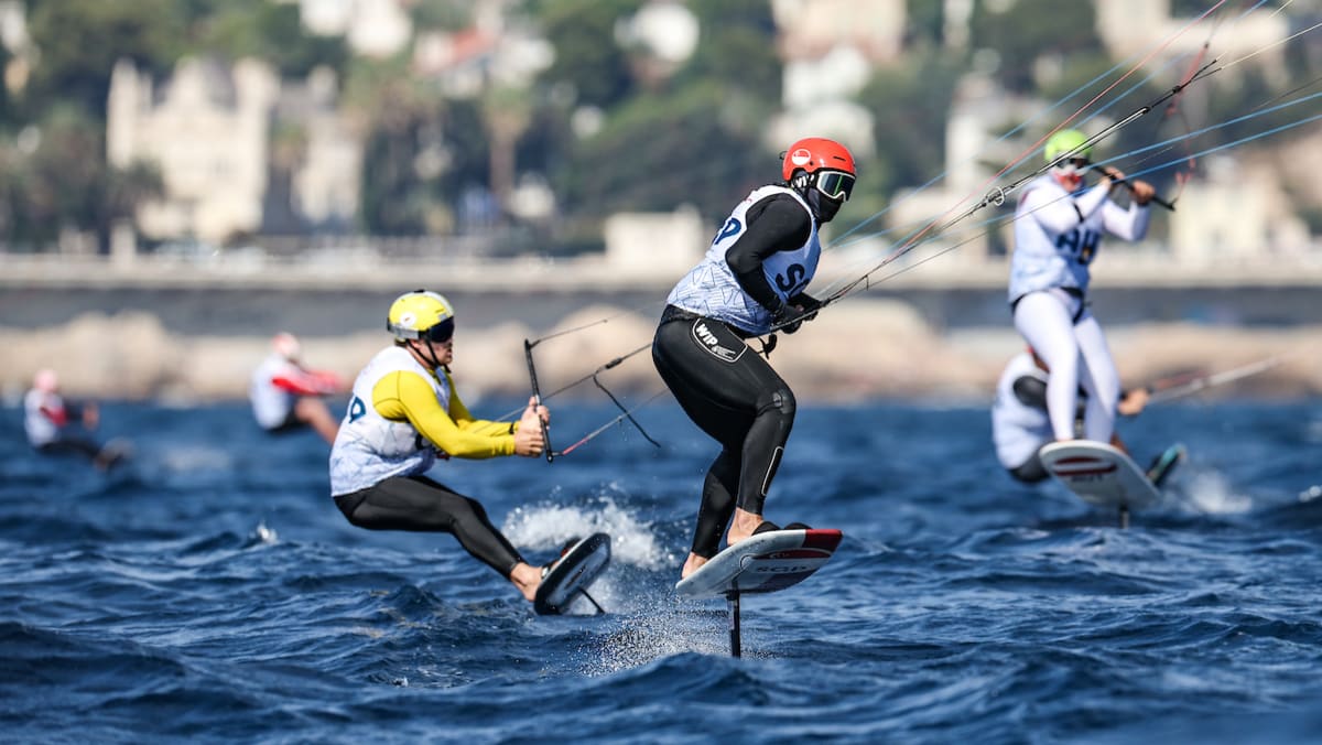 Kitefoiling: Singapore’s Maximilian Maeder tops fleet after first five races