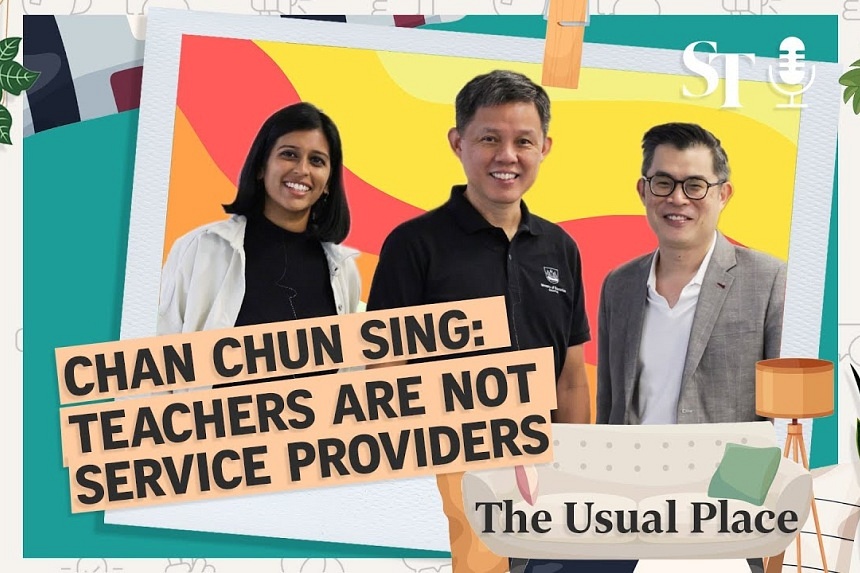 Parents need to partner with teachers, not see them as service providers: Chan Chun Sing