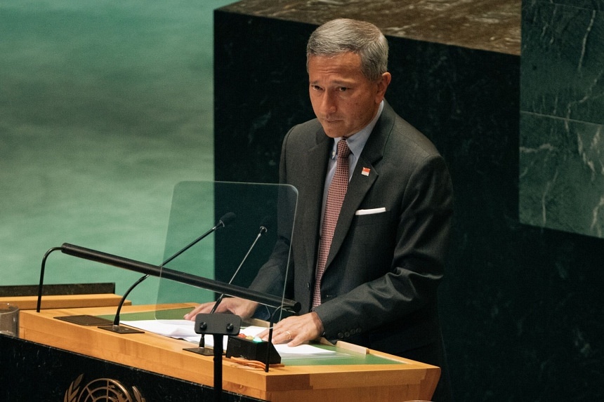 UN cannot allow violations of international law to become normalised, says Vivian Balakrishnan