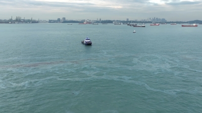 Shell oil pipeline in Singapore leaks, authorities say spill stopped and clean-up started