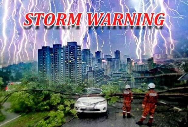 Thunderstorms to hit 10 states, including Penang and Selangor