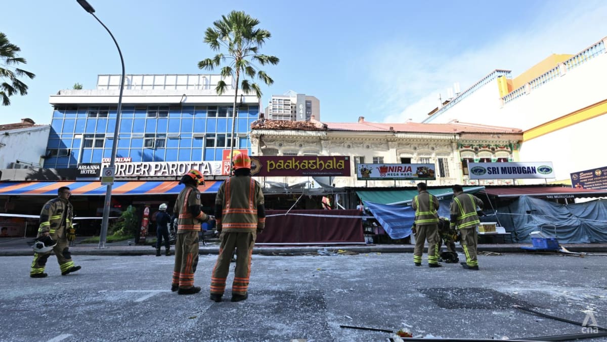 Partial collapse of Syed Alwi Road shophouses due to ‘suspected gas explosion’: BCA