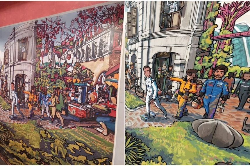 Bras Basah food court removes murals after plagiarism allegations blow up on social media