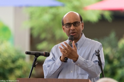 Chinese calligraphy artwork by Singapore President Tharman Shanmugaratnam raises S8k for Singapore Red Cross in charity auction