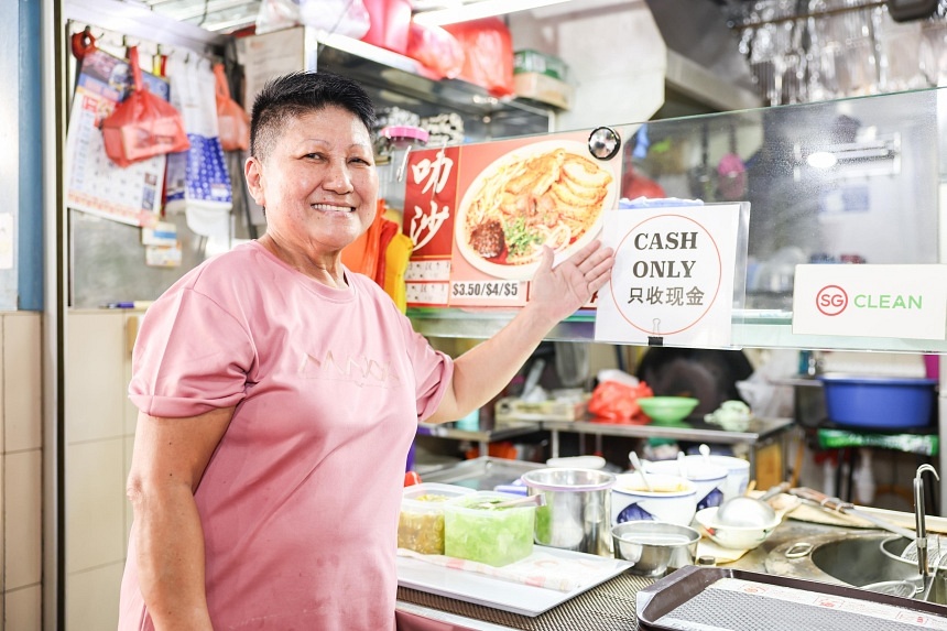 Why cash is still king for some hawkers in Singapore despite digitalisation push