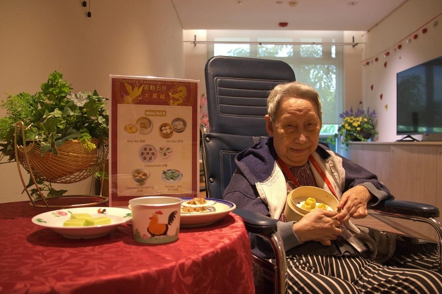 Seniors with swallowing difficulties try special dim sum in pilot project in Singapore