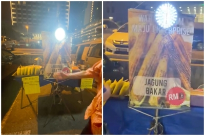 Grilled corn vendor in Sepang arrested over racial slur on stall sign, Indonesian wife held for visa overstay