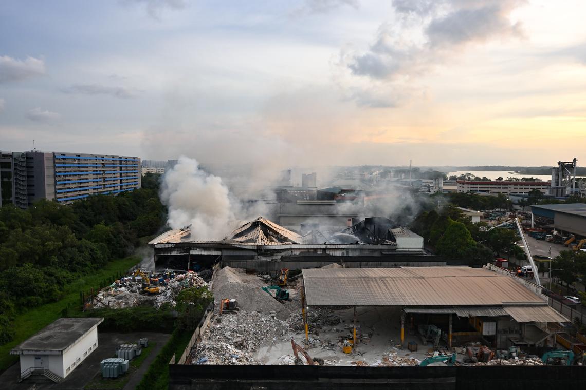 NEA to remind recycling facilities to reduce fire risks after 4th blaze at Kranji address since 2018