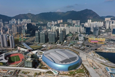 Hong Kong opens HKb sports park on former Kai Tak airport site