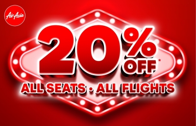 AirAsia launches 20pc discount on all seats and destinations