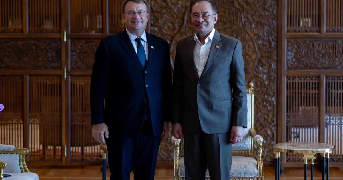 Anwar receives courtesy call from US ambassador