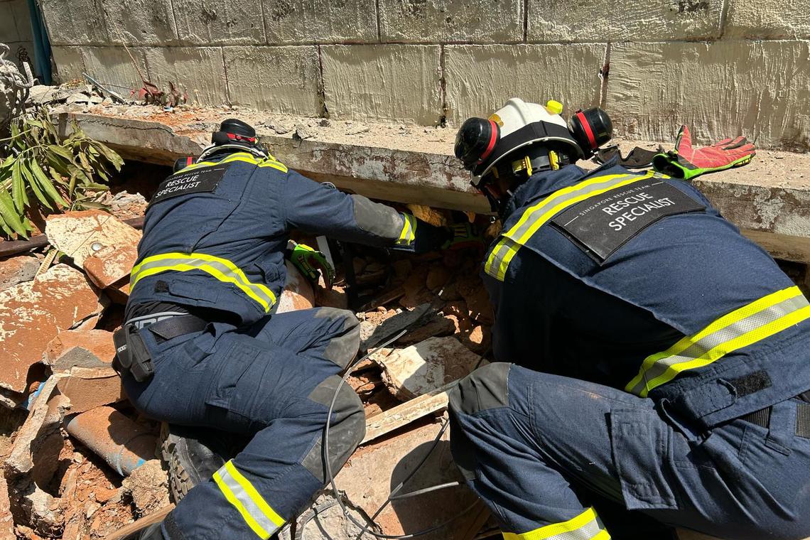Myanmar quake: SCDF rescuers find no signs of life after searching 8 sites over 36 hours