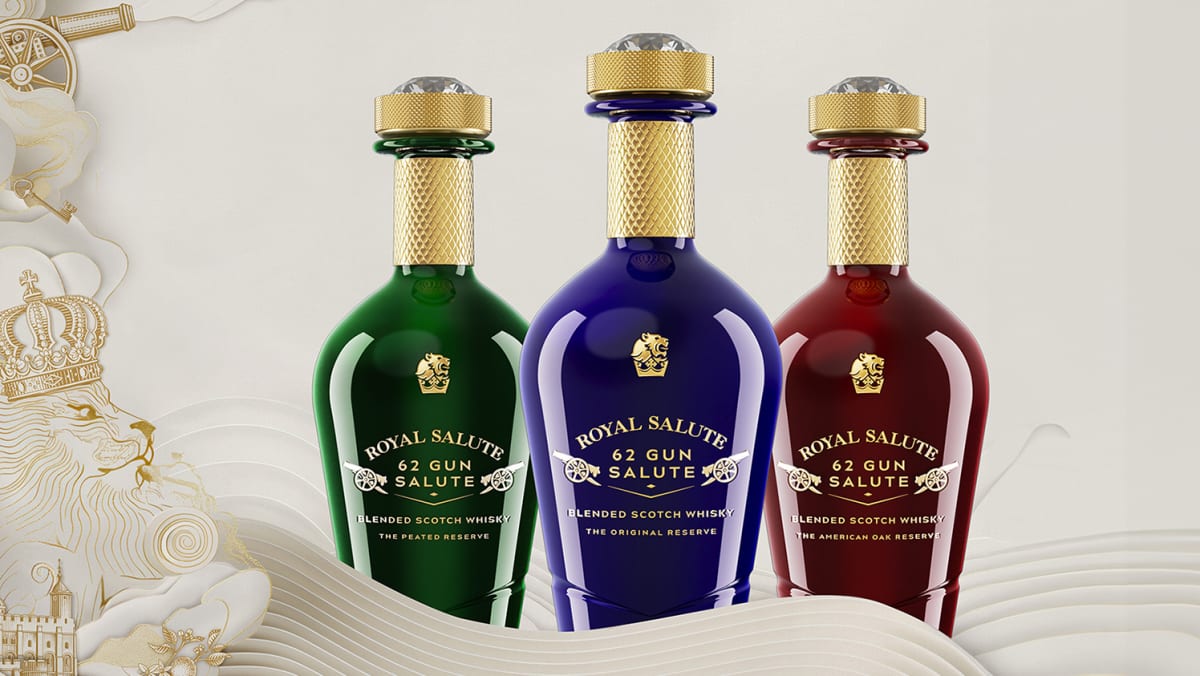 Royal Salute’s 62 Gun Salute collection is a spirited tribute to a grand royal tradition