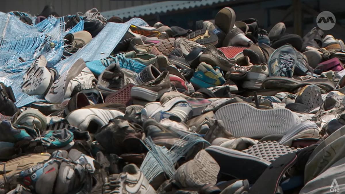 Over 300,000 pairs of donated shoes pile up at Tuas warehouse after interest in recycling project wanes