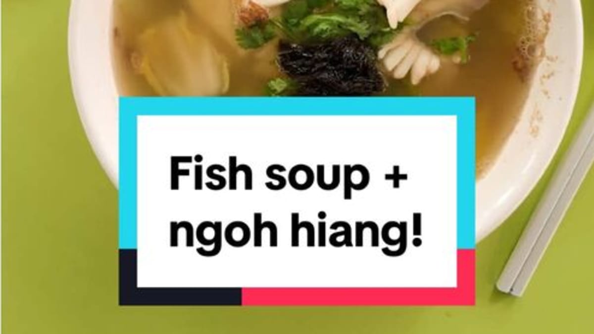 This fish soup stall serves freshly-fried handmade ngoh This fish soup stall serves freshly-fried handmade ngoh