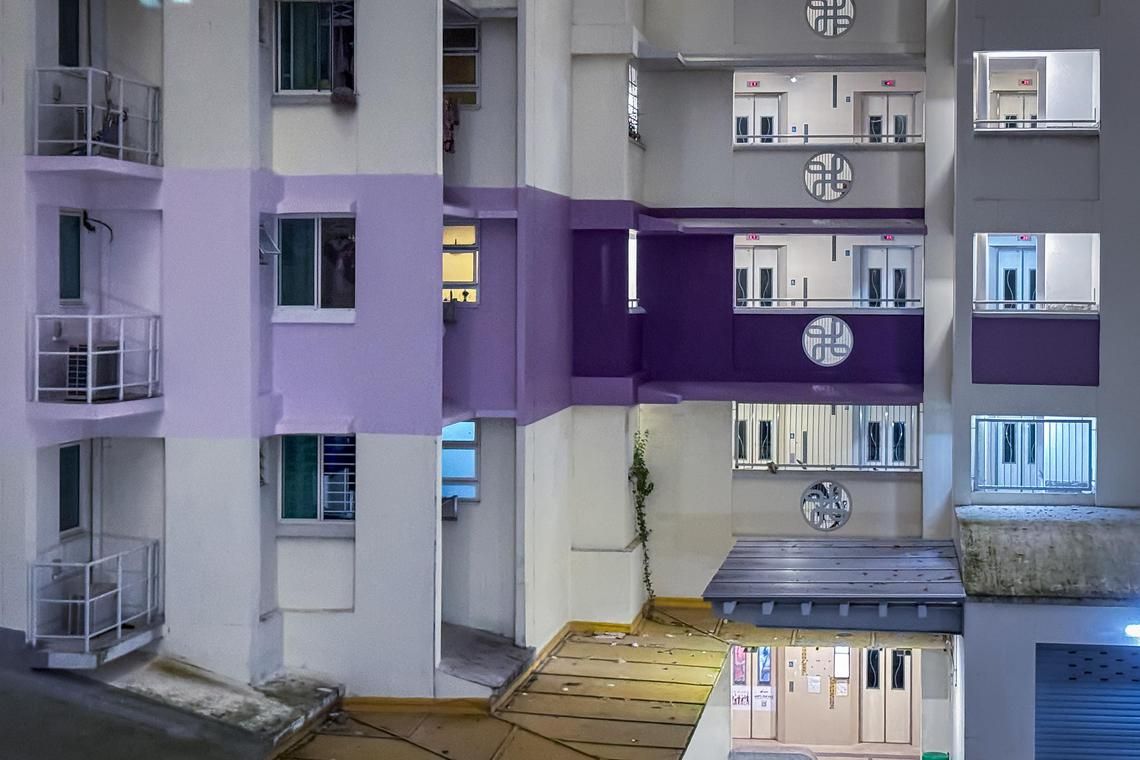Tiong Bahru residents to vote on colour scheme after complaints over purple makeover