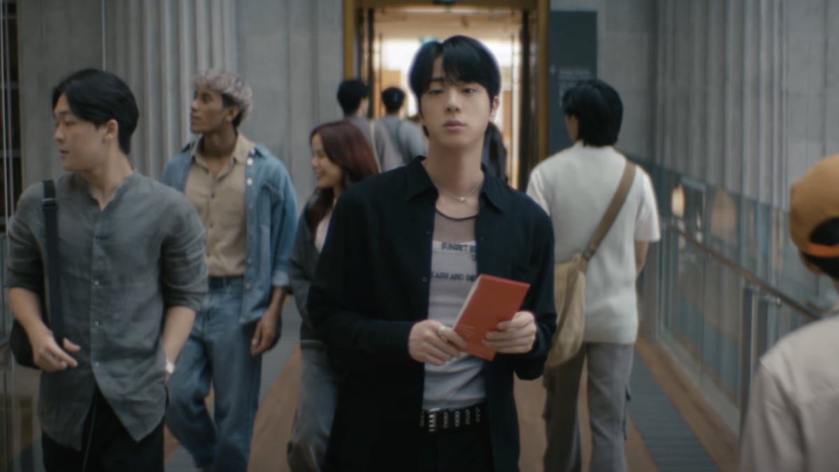 BTS’ Jin runs into love interest at Singapore’s National Gallery in new teaser video for upcoming song