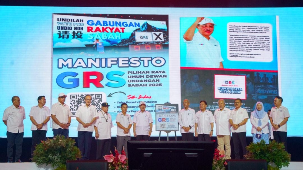 ‘Sabah First’ at core of new GRS manifesto, Hajiji says ahead of Nov 29 polls