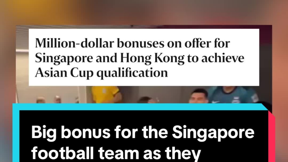 Well deserved bonus for the Singapore football team as