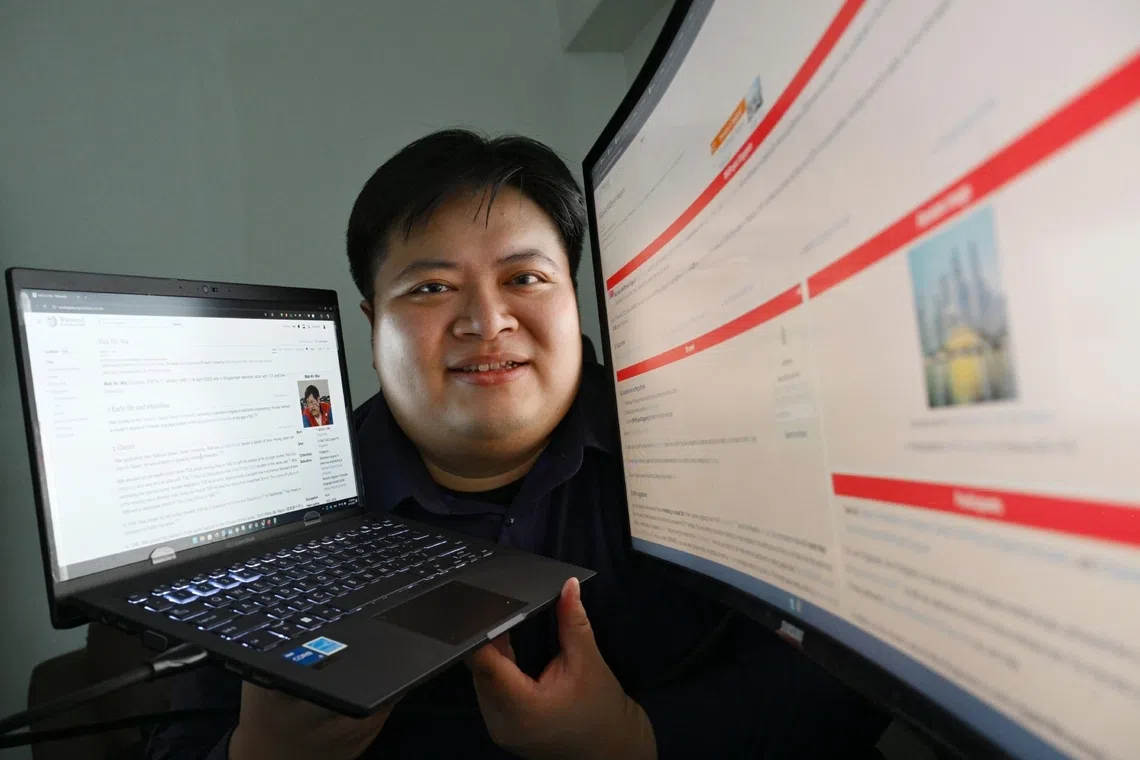 Singaporean of the Year finalist: Meet the internet’s janitor whose fingerprints are all over Wikipedia