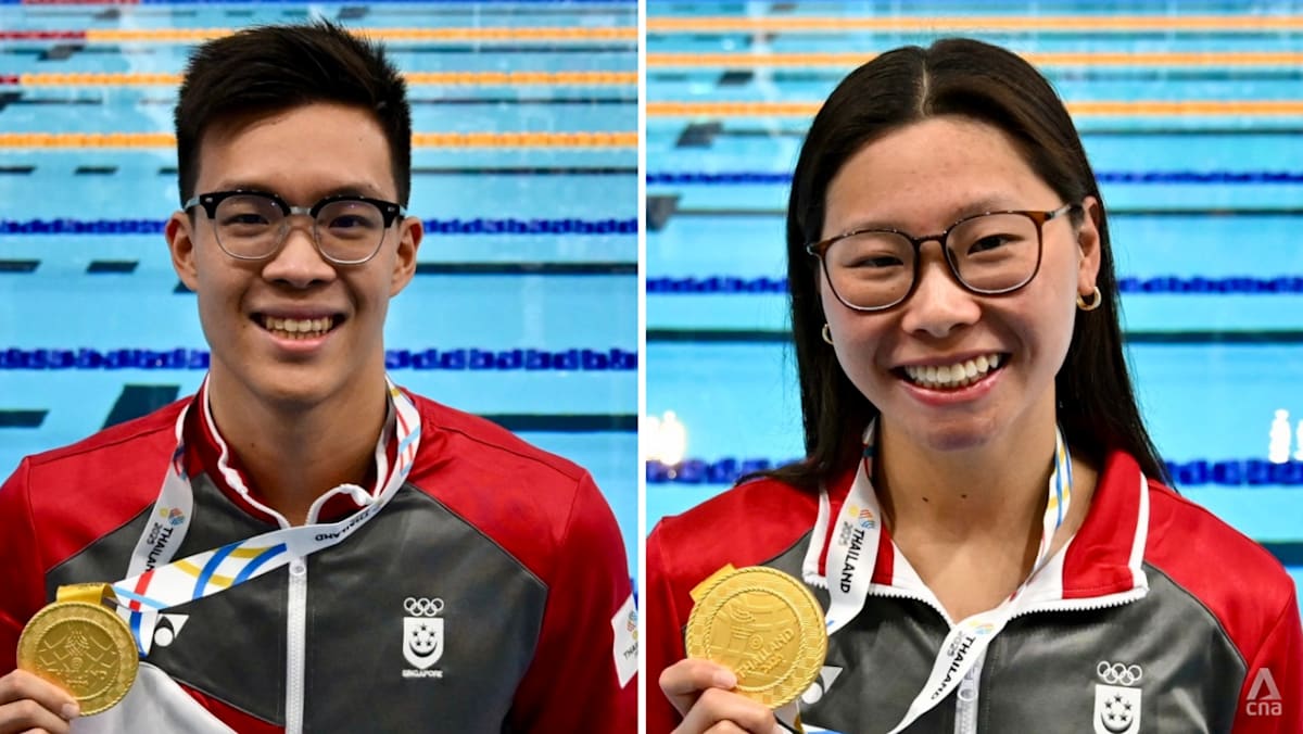 Letitia Sim sets SEA Games record, but decade-long winning streaks end in the pool for Singapore
