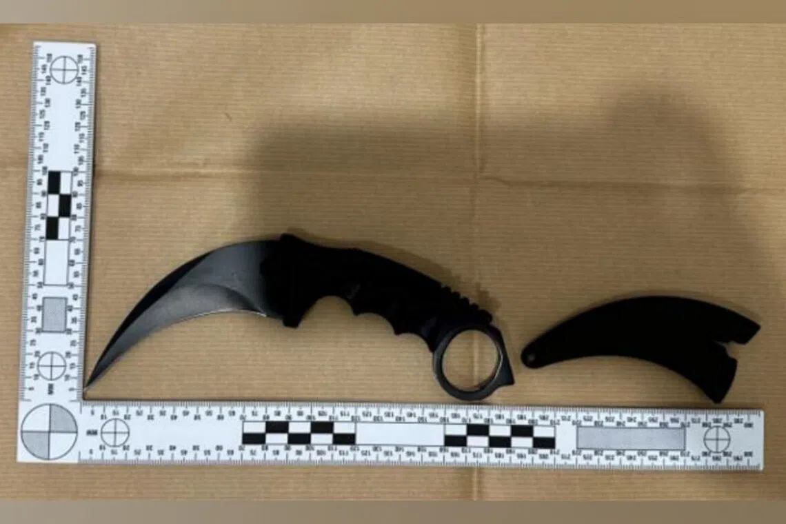 Teen arrested for suspected armed robbery with karambit knife in Jurong West