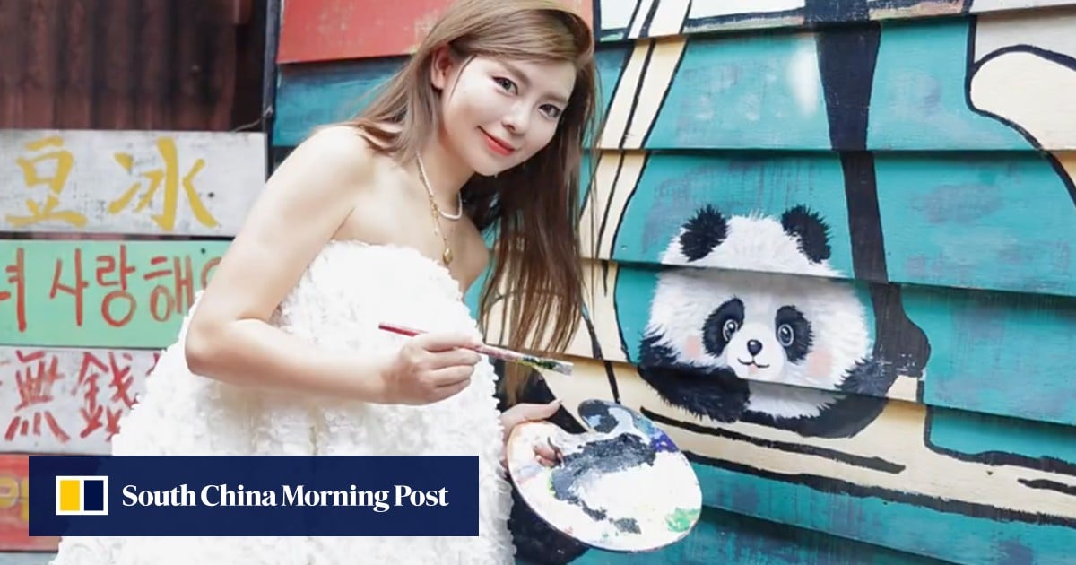 Chinese tourist’s panda mural in Malaysia’s Penang turns crowd-puller amid review