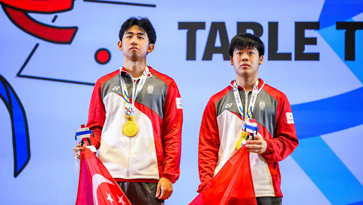 Singapore beat Malaysia to win SEA Games table tennis mixed doubles, men’s doubles