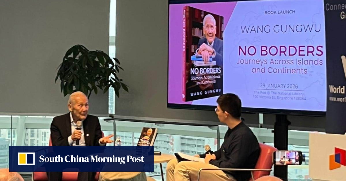 In his Singapore book launch, sinologist Wang Gungwu recounts own journey through history
